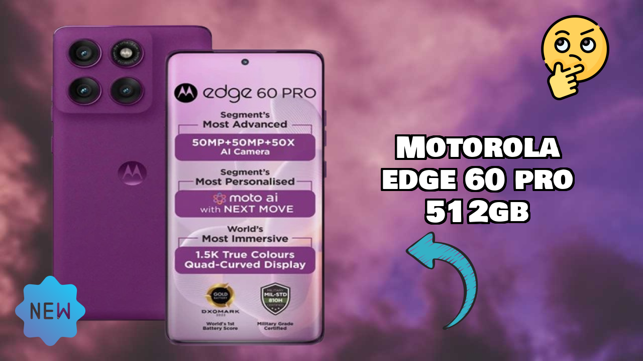 Motorola Edge 60 Pro 512GB Gaming Test: MediaTek Dimensity 8350 Extreme Edition FPS Performance