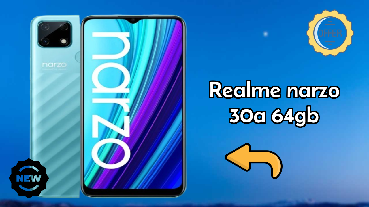 Realme Narzo 30A 64GB Display Technology: IPS LCD Quality