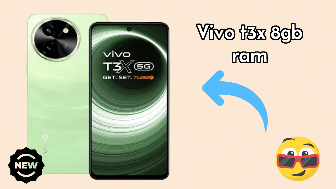 Vivo T3x 8GB RAM at ₹15,499 - Best Features Highlighted